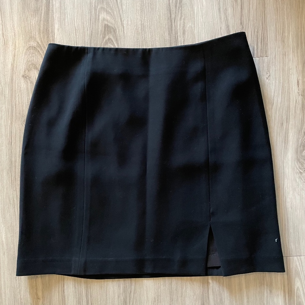 Etcetera black silk skirt size 14